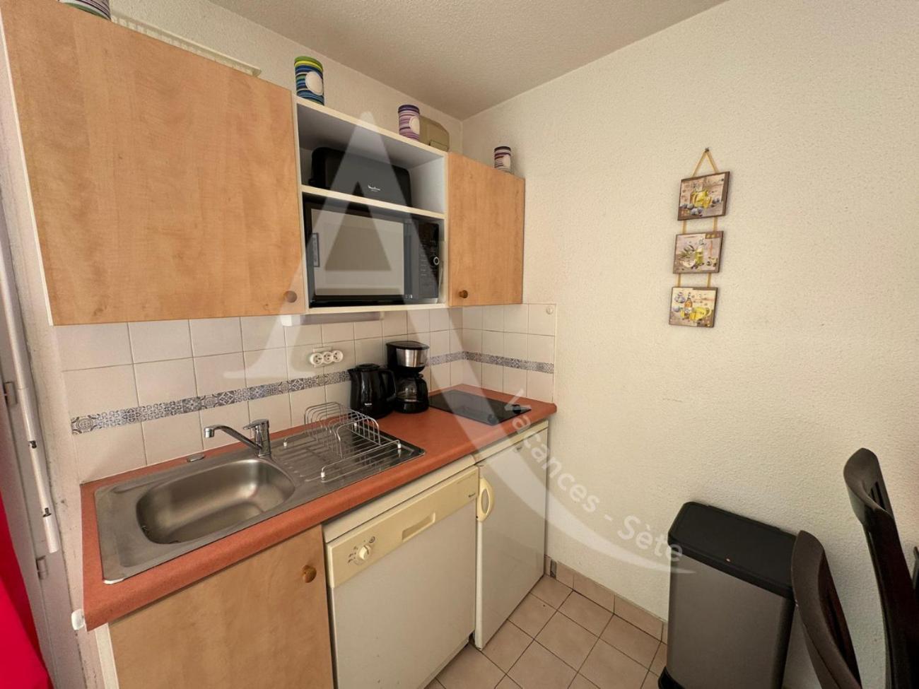 Studio 4 Pers, Pkg, 1Ere Ligne Mer, Piscine, Tennis Sete Exterior photo